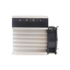 Three-phase Solid State Relay DC Control AC 380V 40A SSR-3 DC-AC Complete Set With Relay, Heat Sink, Fan 40/60/80/100/150A