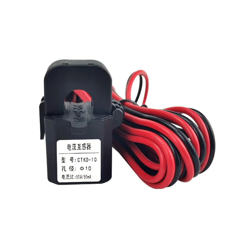 1PCS Snap-in Type Small Current Transformer Three-phase Electric Sensor CT MA 0.5 Class 10/20/50/75mA