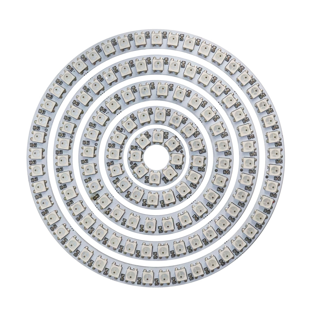 WS2812B 5050 RGB Led Digital Panel Light Matrix Flexible Screen  WS2812 Ring Individually Addressable Pixels DC5V