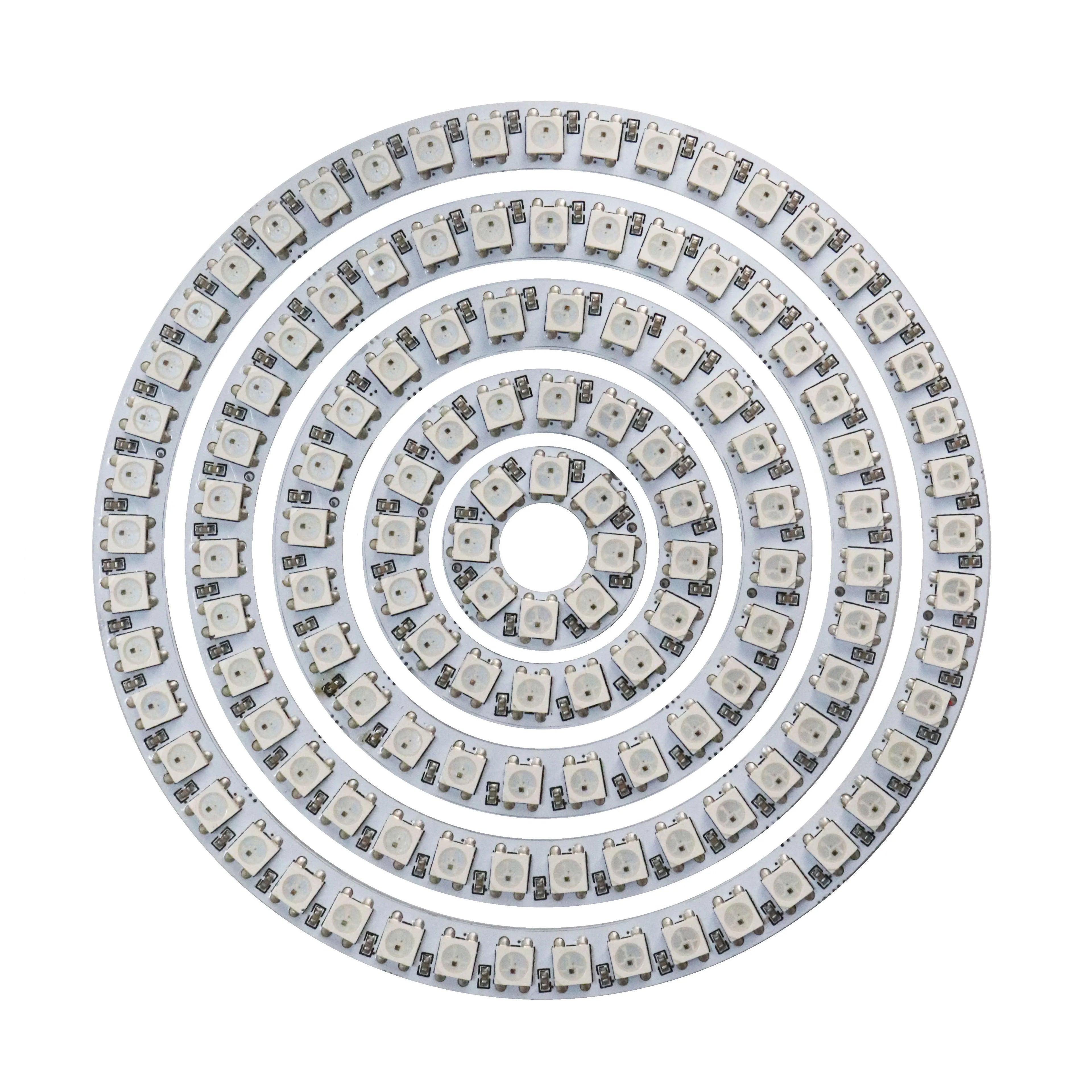 WS2812B 5050 RGB Led Digital Panel Light Matrix Flexible Screen  WS2812 Ring Individually Addressable Pixels DC5V