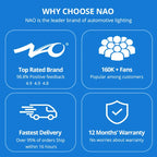 NAO W5W LED Car T10 Bulb 5W5 Auto Interior Light 3030 SMD 12V 24V Automobiles Side Signal Lamp 168 194 Clearance Lighting White