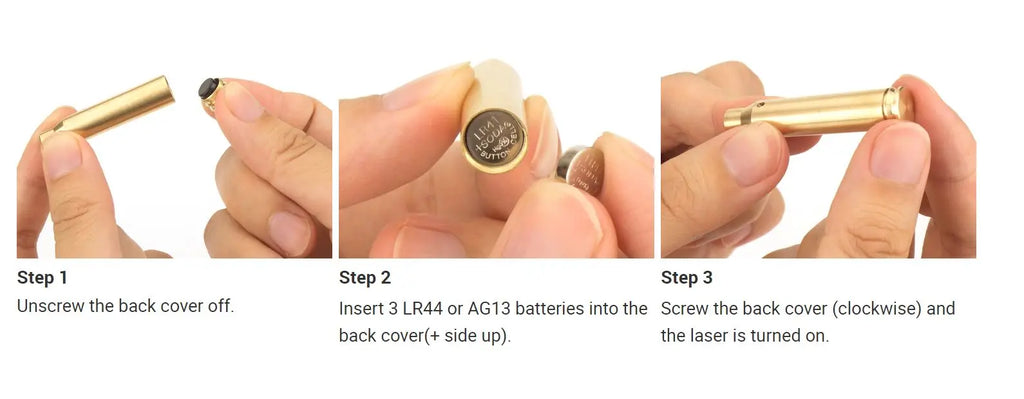 45ACP Laser Bore Sight  .45 Laser Cartridge 45 Laser Collimator Laser Boresighter