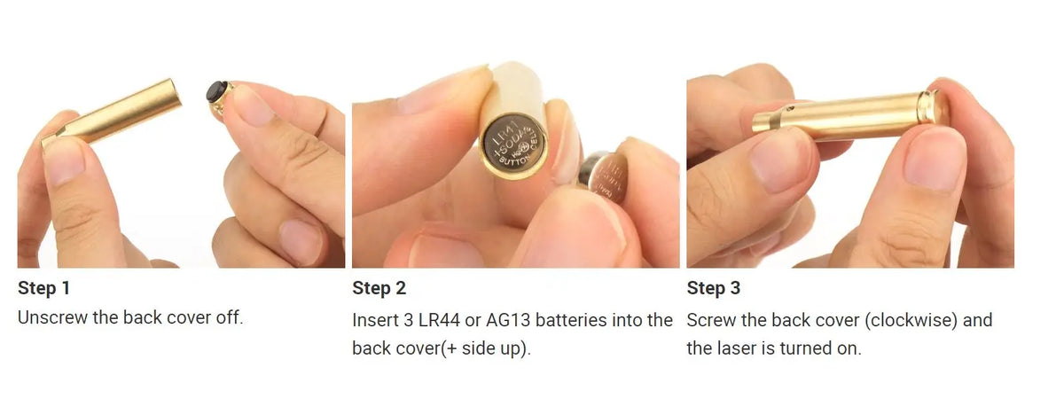 45ACP Laser Bore Sight  .45 Laser Cartridge 45 Laser Collimator Laser Boresighter