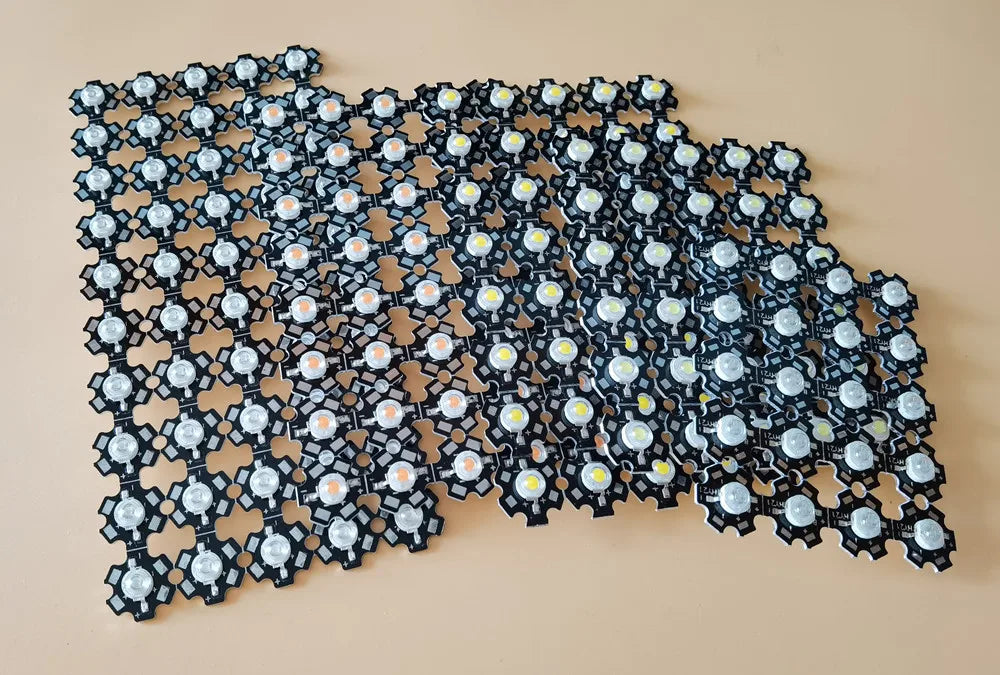 10pcs 1W 3W High Power Warm White/Cool White/Natural White/Red/Green/Blue/Royal Blue IR LED with 20mm Star PCB