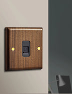 Toggle Wall Switch 1-4 Gang, Solid Wood Frame, EU French Wall Socket, Flush / Surface Mounting, Z6 Wallpad