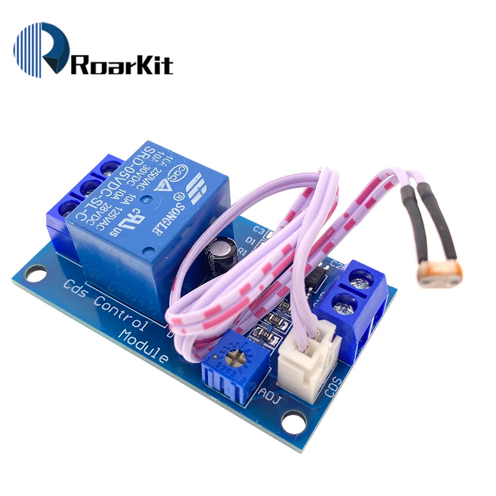 XH-M131 DC 5V / 12V Light Control Switch Photoresistor Relay Module Detection Sensor 10A Brightness Automatic Control Module