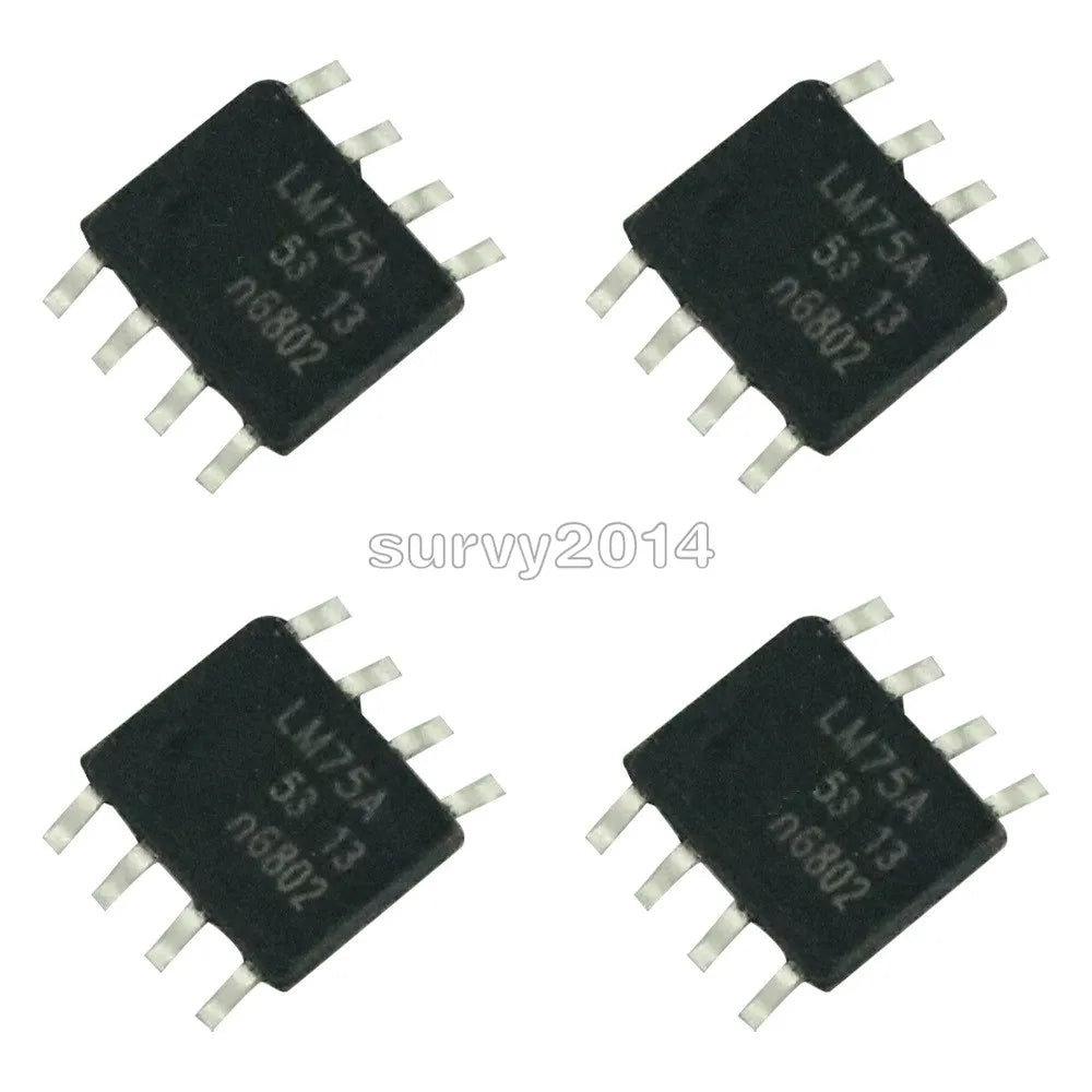 2pcs/lot LM75AD LM75A LM75 SOP-8 In Stock
