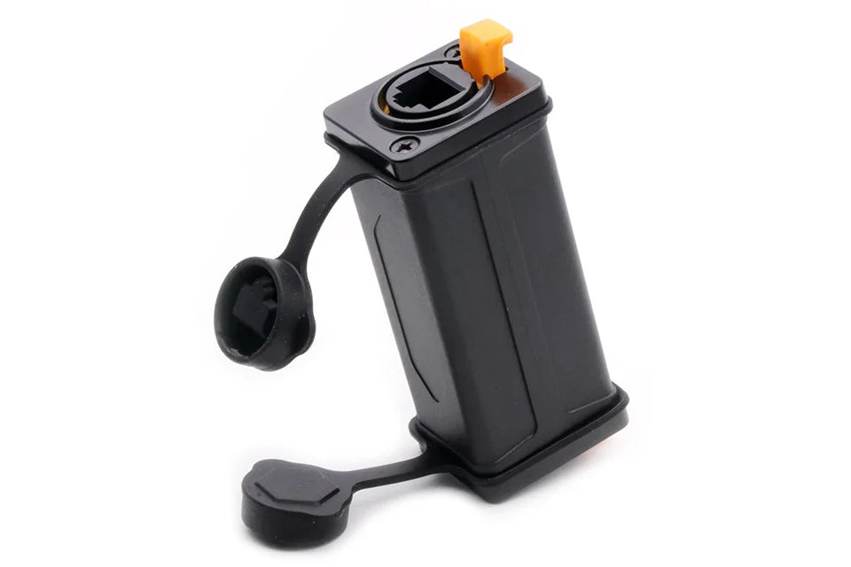 1pc New Arrival Waterproof Network Connector RJ45 Ethernet Connector Female Panel Mount Sockets IP65 Level