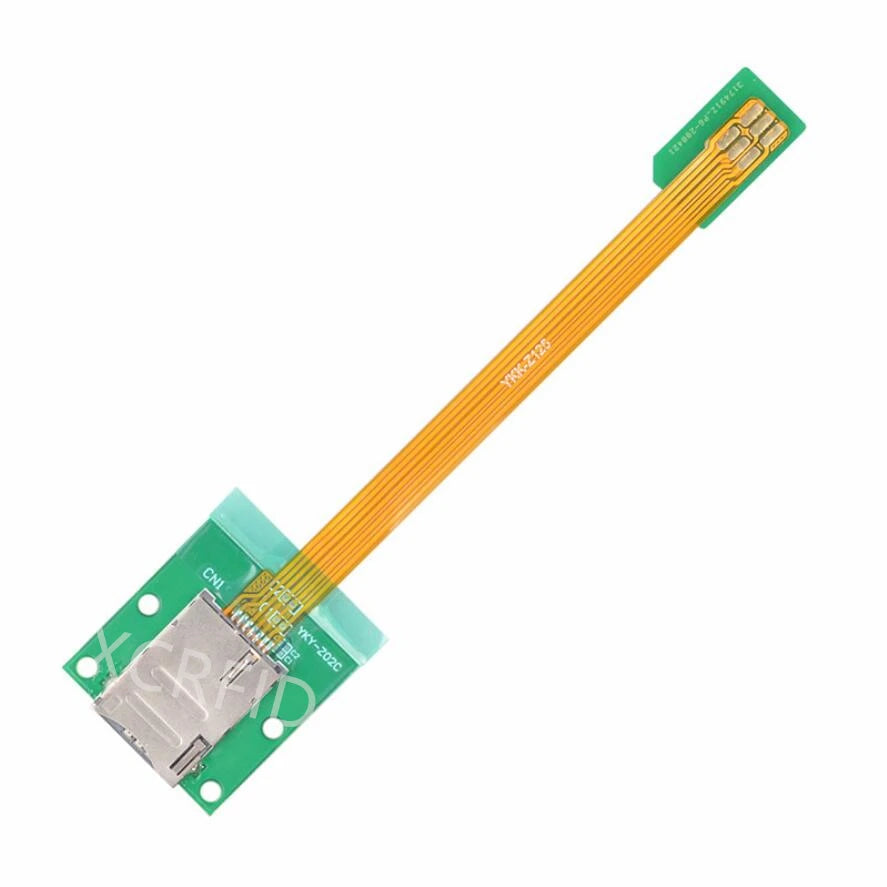 SIM Standard Cable Slot Extension Converter FPC Cable with 15cm 30cm 2FF 3FF 4FF Nano Postive size to Full Size  PCB fixed board