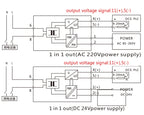 AC 0-1A 2A 5A 10A Current Transmitter 4-20mA 0-5V RS485  Output AC Current Transducer