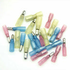 50/100PCS Heat Shrink Bullet Connectors Elelctrical Cable Butt Crimp Terminals Female Male Waterproof Insulated Wire Terminals
