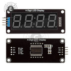 0.56inch TM1637 4-Digit LED Digital Display Tube Decimal 7-Segments Available in Multiple Colors