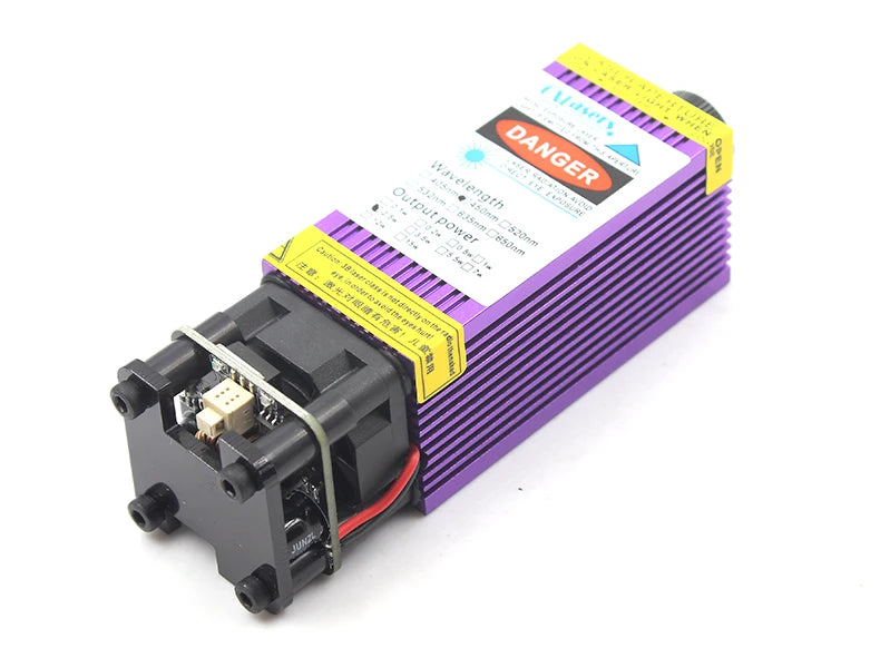 OXLasers 520nm 1W Green Laser Module 12V Focusable DIY Laser Head 1000mW Diode Laser for Stage Laser Bird Repellent