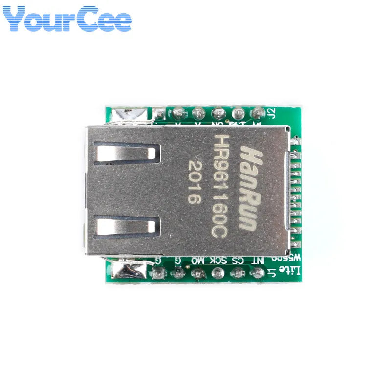 2pcs/1pc W5500 USR-ES1 SPI to LAN Ethernet Converter Board Module TCP IP 51 STM32 Microcontroller WIZ820io RC5 W5100 For Arduino