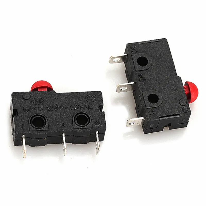 10 PCS Micro Switch 2/3Pin NO/NC Mini Limit Switch 5A 250VAC KW11-3Z Roller Arc lever Snap Action Push Micro switches