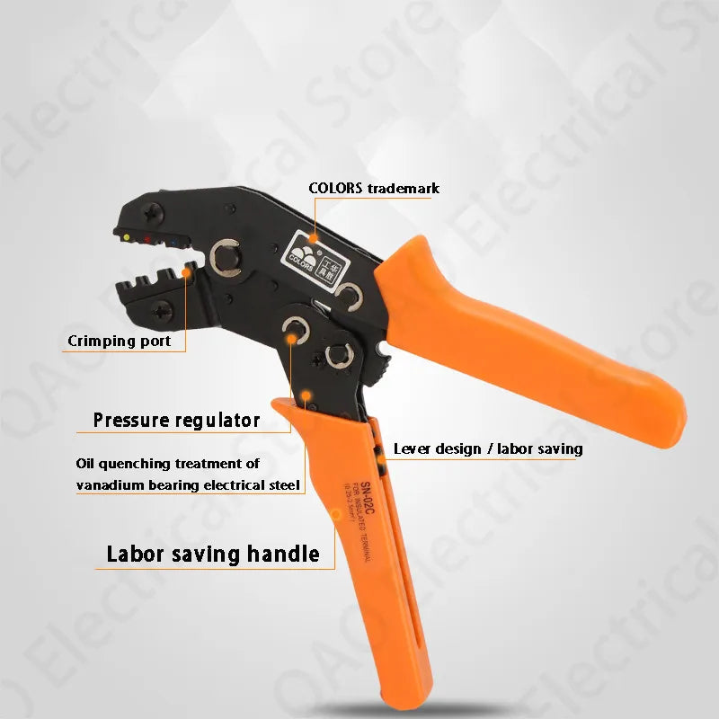SN-48B crimping plier 0.5-2.5mm2 20-13AWG SN-28B/48B/2 Dupont XH2.54 KF2510 SM 2.54 3.96 TAB 2.8/4.8/6.3 Plug type terminal