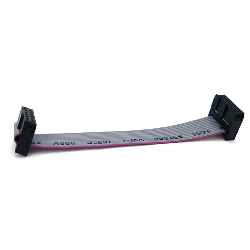 2.54mm Pitch FC-6/8/10/14/16/20/24/40/50/64 PIN JTAG ISP DOWNLOAD CABLE Gray Flat Ribbon Data Cable FOR DC3 IDC BOX HEADER