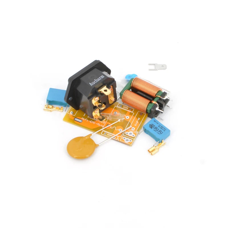MOFI Gold-Plated AC Power Tail Plug-In 10A EMI Filter Socket For HiFi  Audio（New Design）