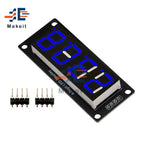 0.56 inch 0.56" TM1637 4-Digit 7 Segments Digital Tube Clock Module 4 Bits Double Dots LED Display Screen Board for Arduino