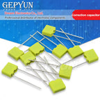 20pcs Correction capacitor Polypropylene Safety Plastic Film 100V 1nF ~ 470nF 100nf 220nf 10nf 47nf 22nf 1nf 0.47uf 0.1uf