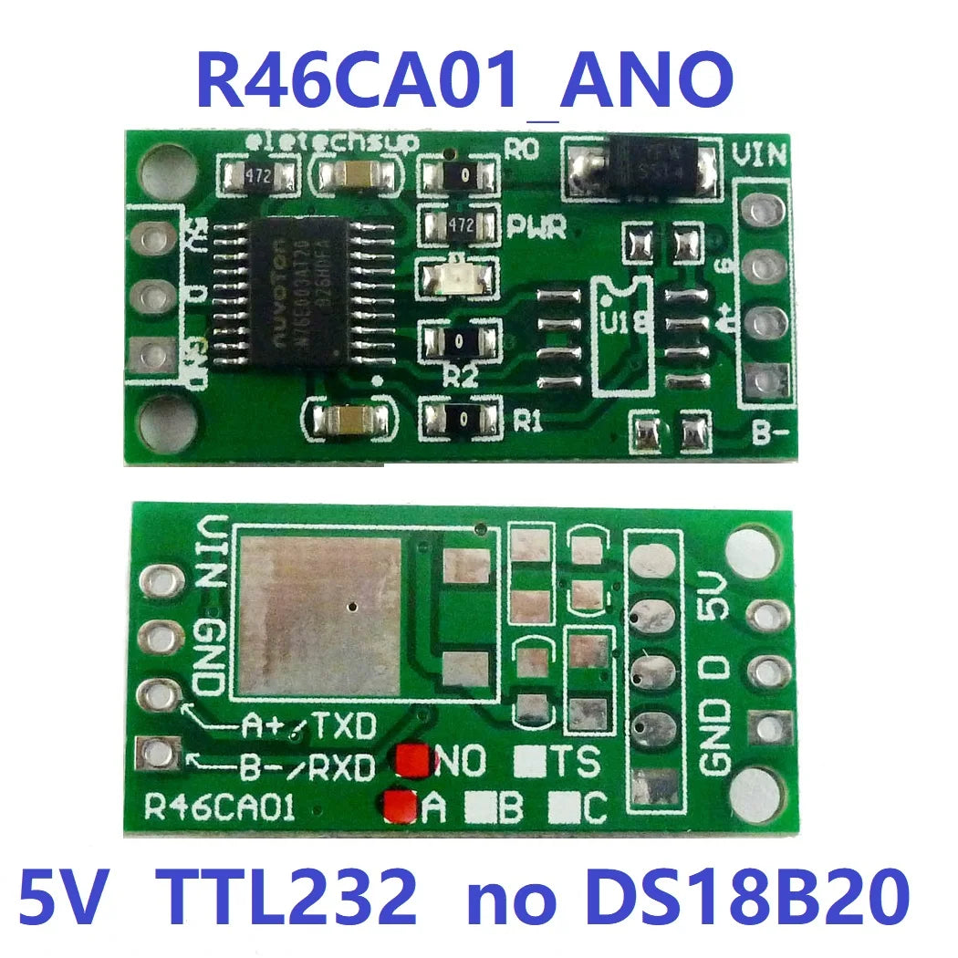 DC 3.7-25V DS18B20 RS485 RS232 TTL Modbus Rtu Temperature Sensor Remote acquisition monitor Digital Thermometer Module