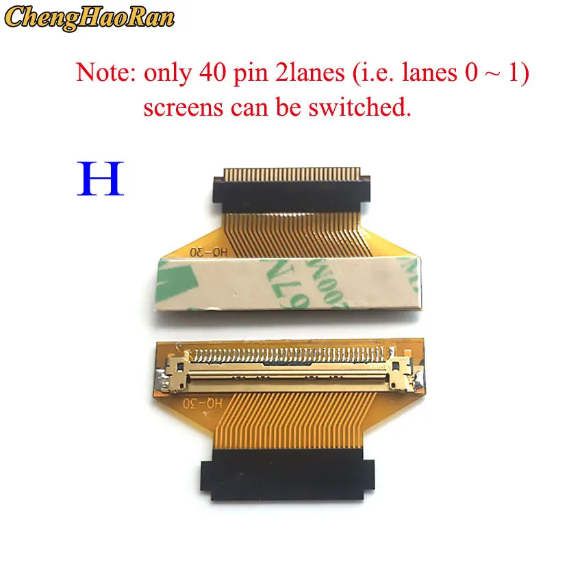 ChengHaoRan 1pcs LVDS Screen EDP Adapter Board Fix 30pin to FPC 30p / 51pin 1.0 0.5mm Flexible Flat Cable Interface Adapter