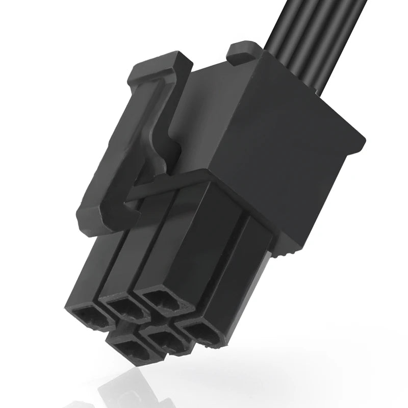 Rgeek PCI-E 6 Pin Male 1 to 4 SATA Molex Female Power Supply Splitter Supply Cable for Corsair RM650X RM750X RM850X RM1000X