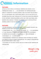TZT LM75 LM75A Temperature Sensors High Speed I2C Interface High Precision Development Board Module For Arduino