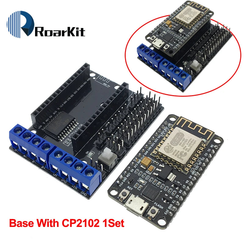 ESP8266 CH340G NodeMcu V3 Lua Wireless WIFI Module Connector Development Board ESP-12E Micro USB CH9102X CP2102 Based L293D