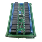 DC 12V 24V 32 Channels Modbus RTU RS485 Bus Relay Module UART Serial Port DIN35 Rail Board for PLC LED Home Automation Door Lock