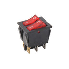 ABILKEEN 100PCS/Lot KCD2-2101N KCD2 Rocker Toggle Switch ON-OFF Latching Rocker Switch Dual Port Push Button AC250V 15A