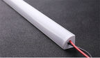 1-10 PCS LED Rigid Strip DC12V 50CM 20 Inch SMD5730 36LEDs U/V-Shaped Flat LED Aluminum Channel Rigid Strip for Indoor Lighting