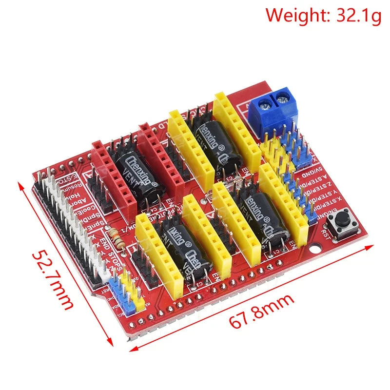 1/2/5pcs CNC Shield V3 V4 Engraving Machine Compatible With Nano 3.0 / A4988 Driver Expansion Board Module for Arduino Diy Kit