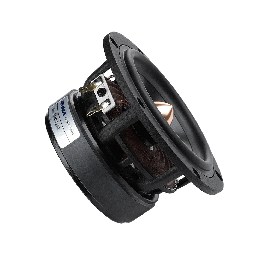 AIYIMA 1Pcs 4 Inch Midrange Bass Speaker 4 8 Ohm 50W Home Theater Woofer Loudspeaker Aluminum Bullet Hifi Mid-woofer Speaker