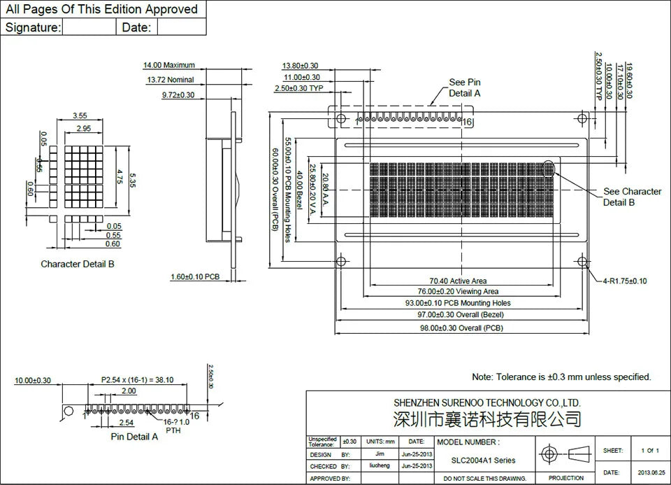 Surenoo LCD2USB USB 204 20X4 2004 Character LCD Module Display Screen Panel sutible LCD Smartie & AIDA64 for DIY PC