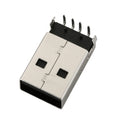 5/10PCS USB-A Male Plug Type A USB 2.0 Male Connector Curved Pin 90 Degree 4 Pin USB AM Male 2.0 Socket