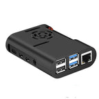 Raspberry Pi 4 Model B ABS Case with Cooling Fan and Heatsinks Kit