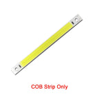 Dropshipping 120x10mm 3V 5V LED Bulb COB Strip Chip On Board  Warm Cold White Blue Red Green 5W LED Lights for COB Work Lamps