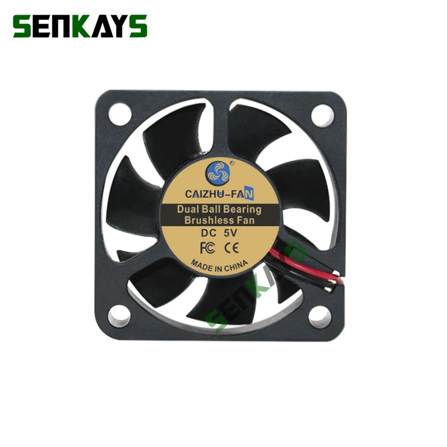 5015 DC 5V 12V 24V Dual Ball Bearing Cooling Fan 50MM 50x50x15mm Computer CPU Cooler Power Supply Fan for 3D Printer XH2.54 2Pin