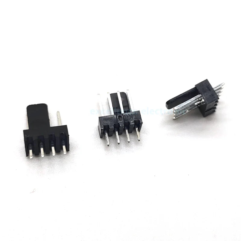 10-50PCS/Lot KF2510 2.54mm 4Pin Connector 3+1P Male Female Housing Straight Right Angle Pin Header Socket