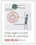 Small 20mm Coil Receiving 300mA High Current Wireless Charging Wireless Power Supply Module XKT412-28