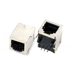 5/10pcs RJ11 Socket Curved Pin 95001 6P6C 6P4C 4P4C 8P8C Seat Phone Jack Female Head Socke Telephone Connector