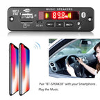 Bluetooth 5.0 MP3 Decoder Board 2*20W 40W Amplifier Audio Player 12V DIY MP3 Player Car FM Radio Module TF USB Mic Record Call