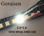 100pcs SMD 0402 0603 0805 2835 3528 1206 5050 5730 3014 4014 Diodo white/warm white light emitting diode SMD super bright LED 3V