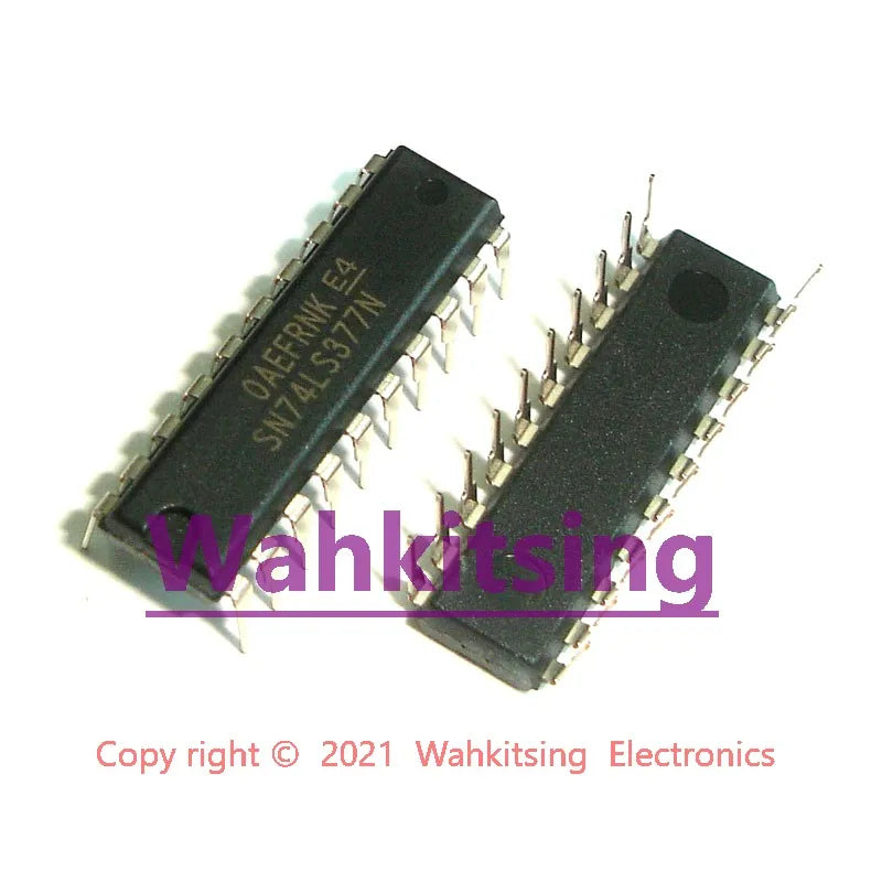 10 PCS SN74LS377N DIP-20 74LS377 Octal D-Type Flip-Flops With Clock Enable Chip IC 20-PDIP