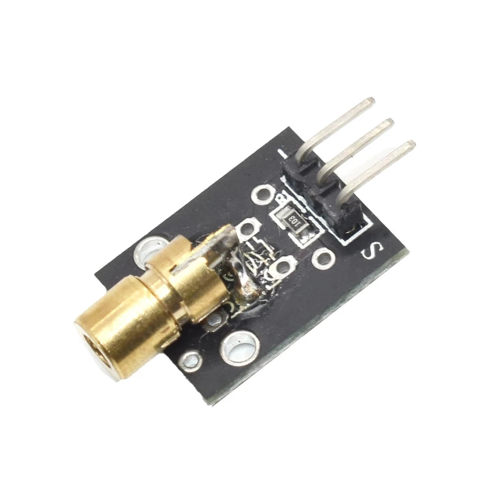 Smart Electronics New KY-008 3pin 650nm Red Laser Transmitter Dot Diode Copper Head Module for Arduino AVR PIC DIY Free Shipping
