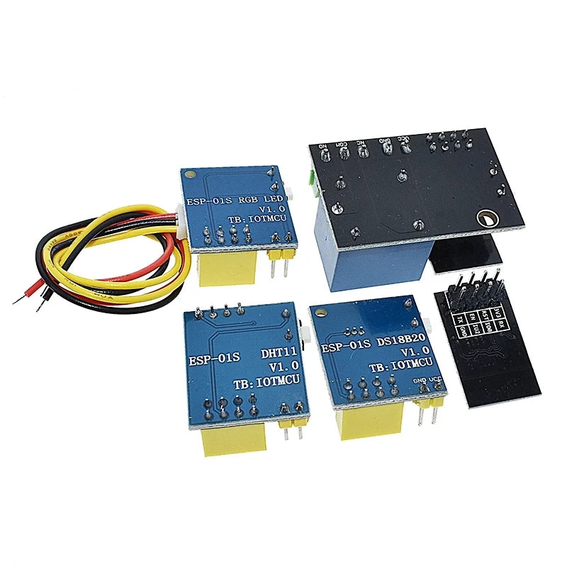 ESP8266 ESP-01S 5V WiFi Relay Module DS18B20 DHT11 Things Smart Home Remote Control Switch for Arduino Phone APP