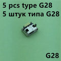 20Models Micro USB 5pin Female Connector For Mobile Phone Charging SMT Socket Data Jack Connector Port PCB Board Drop Shipping