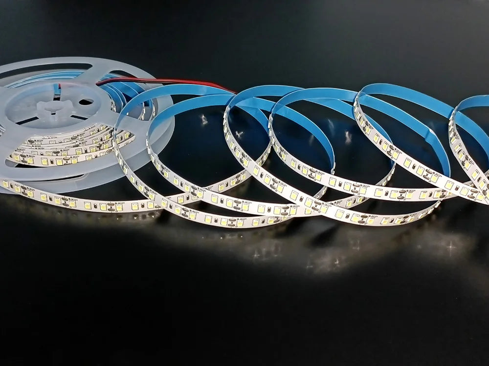 5M 600LEDs LED Strip 2835 DC12V 24V 120LEDs/m Home Lamp Strip Red Ice Blue Green Yellow Pink Flexible And Cuttable Soft Lamp Bar