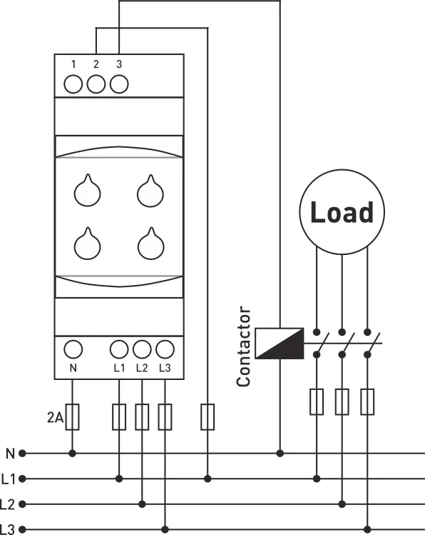 Samwha-Dsp GKM-02F 3*380VAC With-Neutual Three-Phase Phase Failure, Phase Sequence, Under&Over Voltage Relay